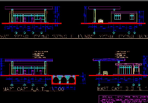 kiến trúc cây xăng,cây xăng,Bản vẽ kiến trúc trạm xăng