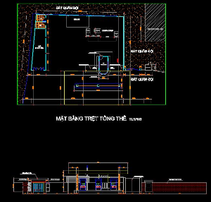 Bản vẽ kiến trúc trạm xăng,Bản vẽ kiến trúc Nhà,kiến trúc cây xăng