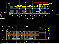 Bản vẽ kiến trúc đầy đủ trường mầm non