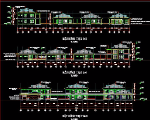 Bản vẽ kiến trúc + dự án Công trình trường mầm non Phúc Điền - Đồng Nai