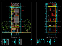 file cad nhà phố 5 tầng,cad nhà phố 5 tầng 5x15.5m,bản vẽ cad nhà 5 tầng,dwg kiến trúc nhà 5 tầng