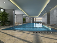 Bản vẽ kiến trúc, kết cấu bể bơi trong nhà tòa Diamond tổ hợp Goldmark City.