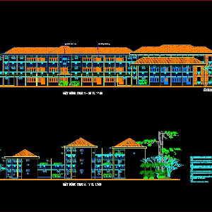 trường THCS Lộc An,thiết kế trường THCS Lộc An,mẫu thiết kế trường học