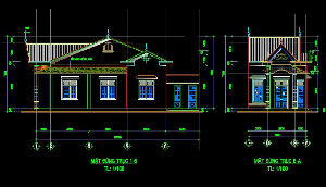 Nhà thái,nhà cấp 4,nhà cấp 4 đẹp,Nhà mái thái 6x17m