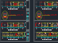 Bản vẽ kiến trúc nhà phố 3 tầng 3.8x15.3m