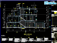 Bản vẽ kiến trúc nhà phố 5x22m