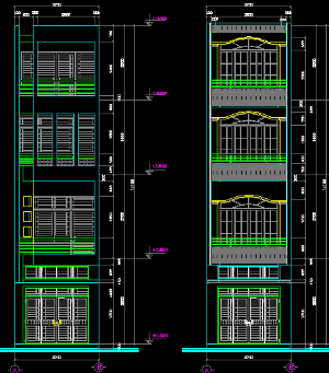 Nhà phố kích thước 3.7x18 m,Bản vẽ kiến trúc Nhà phố,kiến trúc nhà phố đẹp,full bản vẽ nhà phố