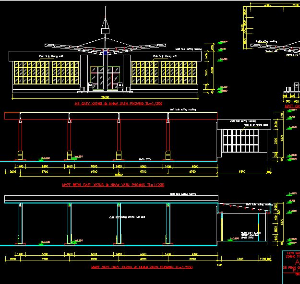 Bản vẽ kiến trúc Trạm xăng dầu Nguyên Long