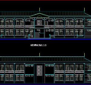 Bản vẽ kiến trúc trung tâm y tế huyện kim động