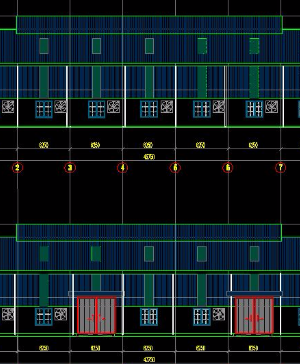 Bản vẽ kiến trúc và kết cấu đầy đủ của nhà xưởng 30x43m