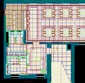 Bản vẽ mặt bằng,quán cafe,file cad quán cafe