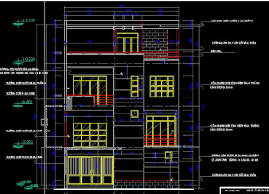 Bản vẽ mẫu biệt thự 9,7 x 10,2m kiến trúc đẹp