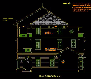 Bản vẽ mẫu biệt thự đẹp 10x18m (KT+KC+ĐN)