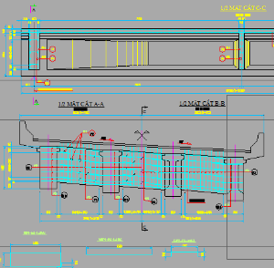 Bản vẽ,mẫu cầu,9 nhịp I33m,Bản vẽ dầm T