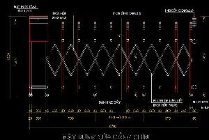 Bản vẽ,mẫu cổng xếp,mẫu cổng xếp tự động