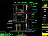 Bản vẽ Mẫu nhà phố 3 tầng 4x20m (Full kiến trúc, kết cấu và điện nước)