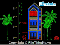 File cad,Mẫu nhà,biệt thự phố,nhà phố,thiết kế nhà phố