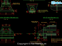 Bản vẽ mẫu thiết kế đầu thân cống tròn khẩu độ d 60cm