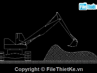 Bản vẽ,Bản vẽ autocad,Bản vẽ máy đào