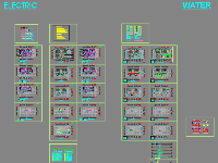 Autocad điện nước,Bản vẽ điện nước,Bản vẽ điện nước Villa 3 tầng,Thiết kế điện nước villa
