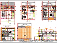 Bản vẽ nhà 3 tầng chi tiết đẹp