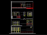 bản vẽ nhà 4 tầng,bản vẽ thiết kế nhà 4 tầng KT 9.6x10.1m,bản vẽ nhà 9.6x10.1m