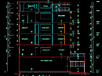 bản vẽ nhà 7 tầng,nhà diện tích 10 x 19.5m,kiến trúc nhà cao tầng,nhà ở kết hợp kinh doanh