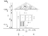 Bản vẽ nhà bảo vệ 3.1x3.1m