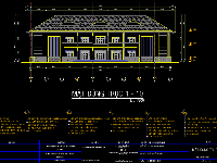 Bản vẽ Nhà đa năng nhà sinh hoạt chung nhà nghỉ công trình Trung Tâm Điều Dưỡng