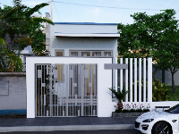 Bản vẽ nhà gác lửng 5x17.5m