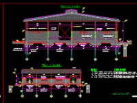 bản vẽ nhà kho 800m2,bản vẽ nhà kho 25x32m,bản vẽ nhà kho,cad nhà kho