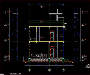 Bản vẽ nhà làm viêc 2 tầng giấu mái(trạm kiểm lâm) gồm bản vẽ kiến trúc, kết cấu, cấp thoát nước 