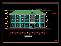 Bản vẽ nhà lớp học 3 tầng 8.1x25.5m đẹp full bản vẽ ( Kiến trúc + kết cấu + điện + nước + Pccc + Chống sét )