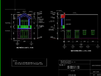 Bản vẽ Nhà phố 2 tầng 5x12m ( Full Kiến trúc, kết cấu, điện nước)