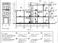 Bản vẽ nhà phố 3 tầng 3.8x20m