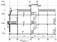 Bản vẽ nhà phố 3 tầng 3.95x18m