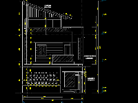 Bản vẽ nhà phố 3 tầng 8x17m ( Full kiến trúc + kết cấu + Điện nước)