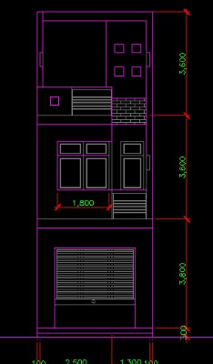 kiến trúc 3 tầng,Nhà phố 3 tầng,nhà phố 4x12.5m