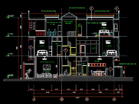 Bản vẽ nhà phố 3 tầng,nhà phố 3 tầng,Bản vẽ nhà phố 4x16m,Nhà phố 4x16m