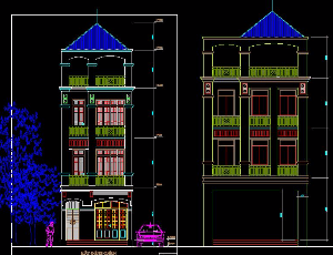 Bản vẽ nhà phố,nhà 4 tầng,nhà phố kt 4.8x13m,mẫu nhà 4 tầng đẹp