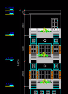 Bản vẽ,Bản vẽ nhà phố,Bản vẽ full,Bản vẽ autocad,nhà mặt phố