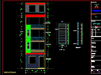 Bản vẽ nhà phố 5 tầng kích thước 5x10.5m full kiến trúc, kết cấu