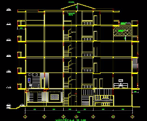 Bản vẽ Nhà phố 6 tầng ở Tân Bình (KC+KT+Điện+Nước+TC)