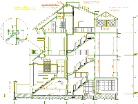 Bản vẽ nhà phố 7x17m 3 tầng đẹp