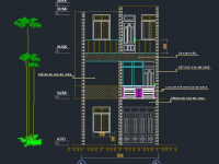 Bản vẽ nhà phố,Nhà phố có đất hình thang,Bản vẽ autocad,nhà mặt phố