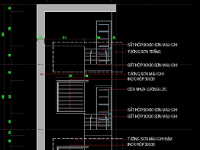 Bản vẽ nhà phố hiện đại 4 tầng 4x14.9m