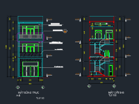 nhà phố 3 tầng,nhà lệch tầng,Sketchup Nội Thất,nhà phố 5 x 20m,5x22.5m 3 Tầng,nhà 3 tầng