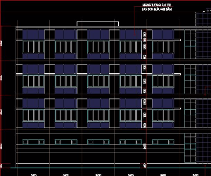 Bản vẽ nhà thư viện 4 tầng kích thước 9.3x20.4m ( kiến trúc, kết cấu, điện nước)