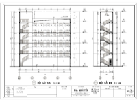 Bản vẽ nhà yến 5 tầng 4x16m FULL + có khung tên chuẩn (kiến trúc+ kết cấu).