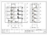 Bản vẽ nhà yến 5 tầng 5x13.9m FULL + có khung tên chuẩn (kiến trúc+ kết cấu).